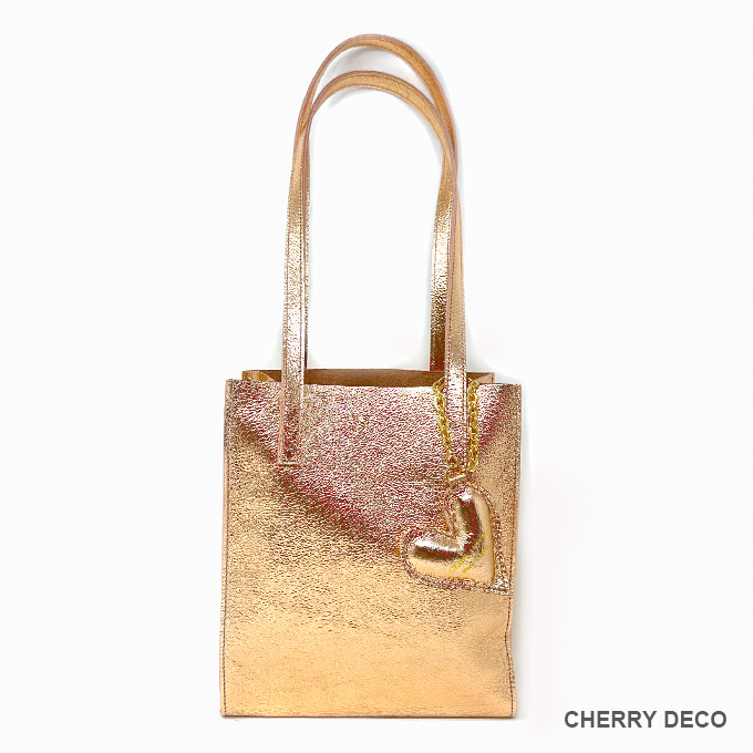 本革MSトート(メタルpeach)の商品画像