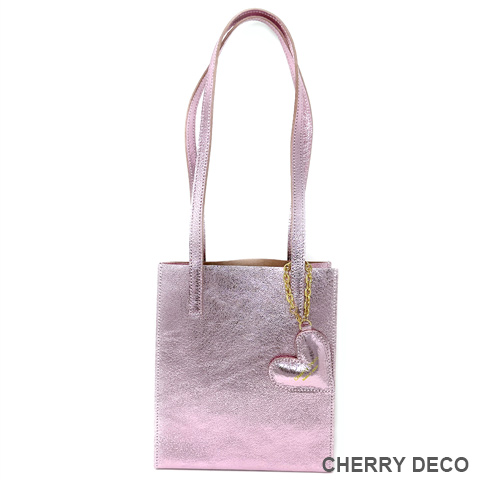 本革MSトート(メタルBaby Pink)の商品画像