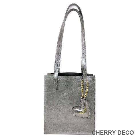 本革MSトート(メタルgray)の商品画像