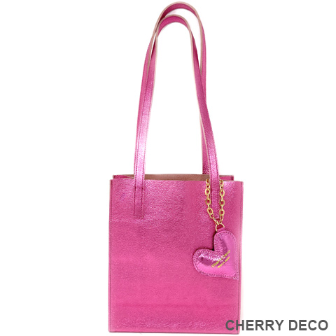 本革MSトート(メタルpink)の商品画像