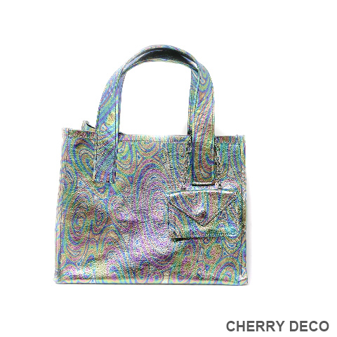 本革 Candy Color Tote (Rainbow)の商品画像